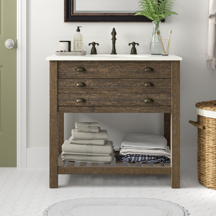 Birch Lane™ Leila 36" Single Bathroom Vanity Set & Reviews Wayfair